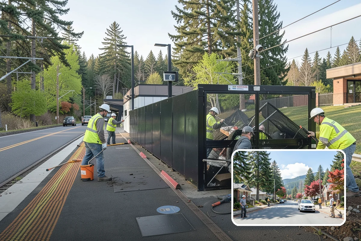 Vacant Lot Cleanup in Hunts Point, King County, WA - Restores overgrown lots to safe, manageable condition