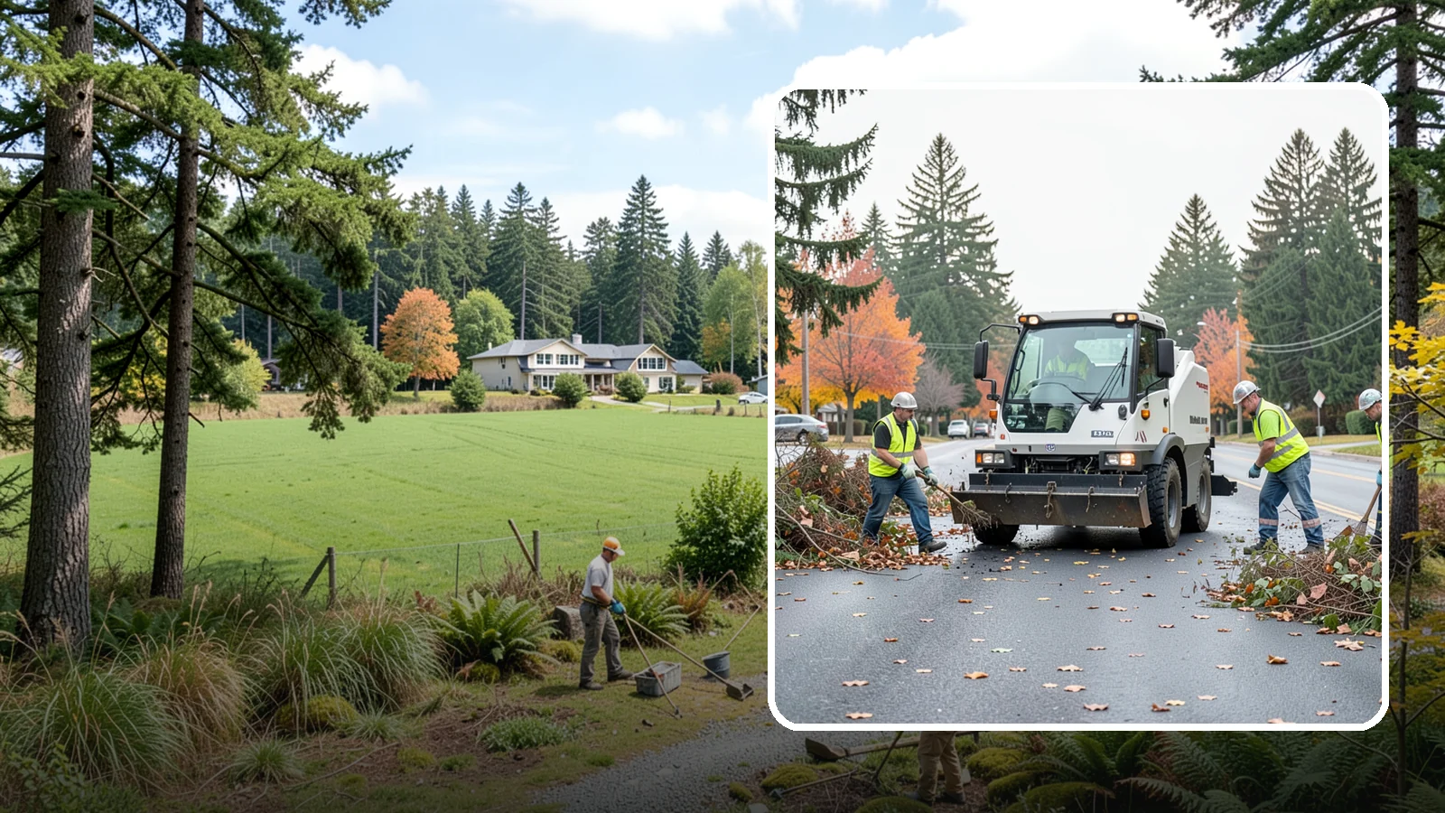 Vacant Lot Cleanup in Lyman, Skagit County, WA - Clearing and cleanup of overgrown or debris-strewn vacant public lots to reduce nuisance and hazard.