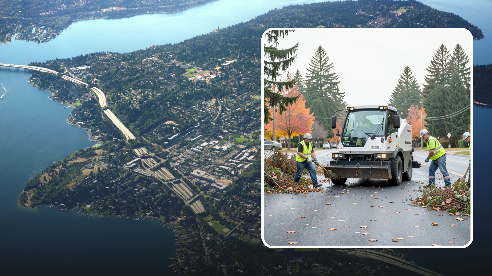 Vacant Lot Cleanup in Mercer Island, King County, WA - Clearing and cleanup of overgrown or debris-strewn vacant public lots to reduce nuisance and hazard.