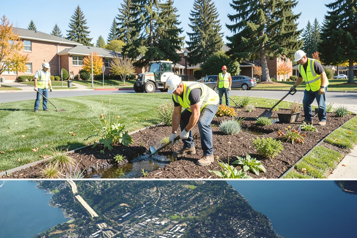 Vacant Lot Cleanup in Mercer Island, King County, WA - Vacant lot clearing is most efficient from late spring through early fall when vegetation is dry and growth is at its peak.