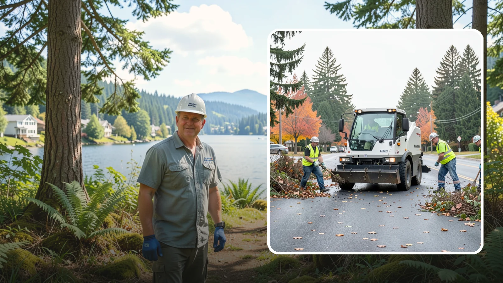 Vacant Lot Cleanup in Milton, King County, WA - Clearing and cleanup of overgrown or debris-strewn vacant public lots to reduce nuisance and hazard.
