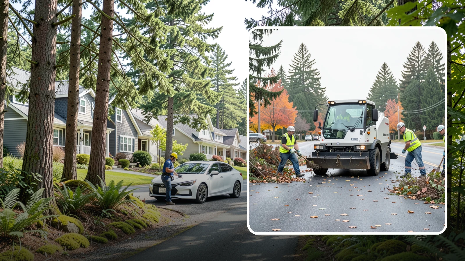 Vacant Lot Cleanup in Normandy Park, King County, WA - Clearing and cleanup of overgrown or debris-strewn vacant public lots to reduce nuisance and hazard.