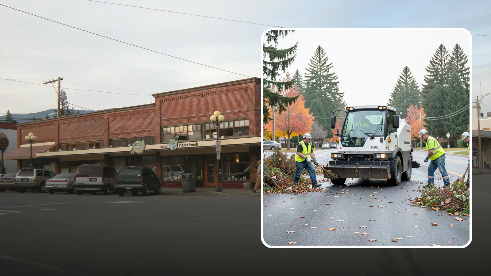 Vacant Lot Cleanup in Sedro-Woolley, Skagit County, WA - Clearing and cleanup of overgrown or debris-strewn vacant public lots to reduce nuisance and hazard.