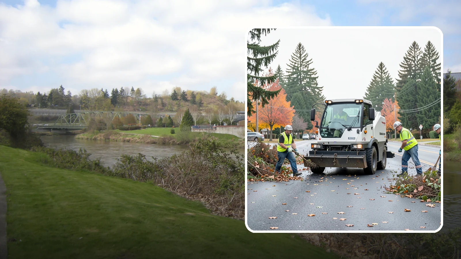 Vacant Lot Cleanup in Tukwila, King County, WA - Clearing and cleanup of overgrown or debris-strewn vacant public lots to reduce nuisance and hazard.