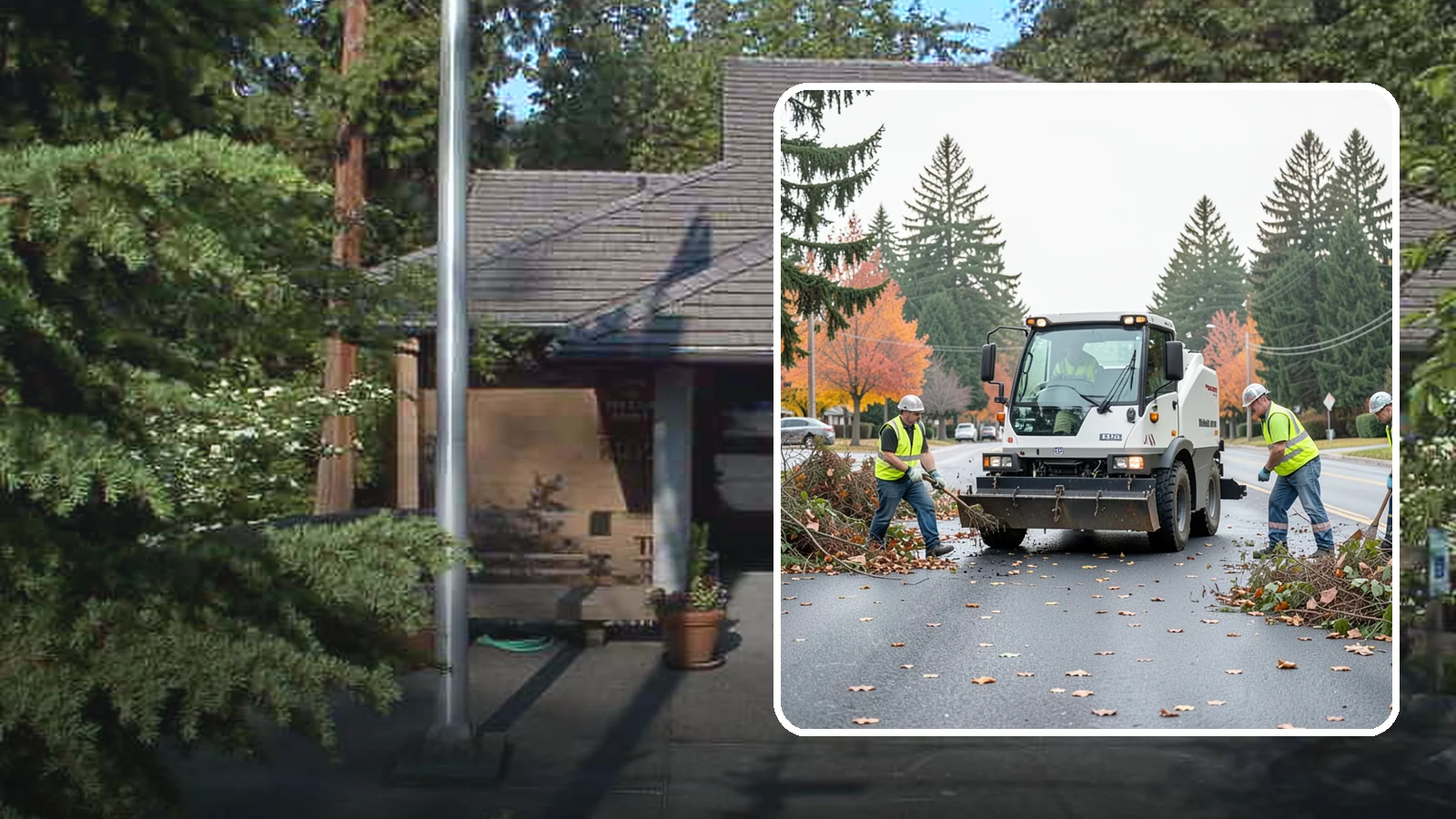 Vacant Lot Cleanup in Yarrow Point, King County, WA - Clearing and cleanup of overgrown or debris-strewn vacant public lots to reduce nuisance and hazard.
