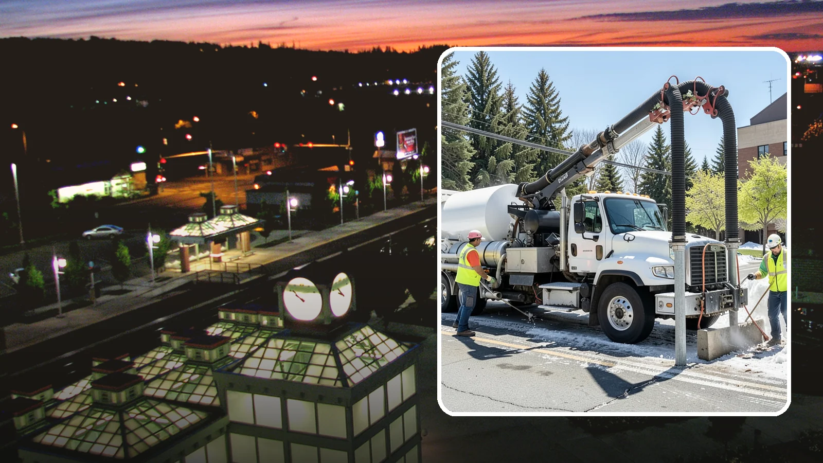 Vactor Truck Services in Auburn, King County, WA - Hydro-excavation and vacuum truck work for catch basins, vaults, and underground utilities.