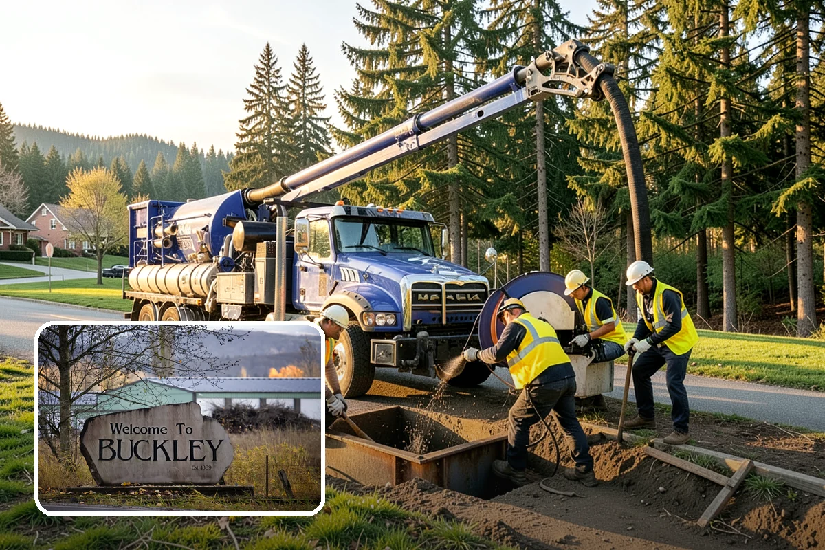 Vactor Truck Services in Buckley, Pierce County, WA - Safe hydro-excavation around utilities
