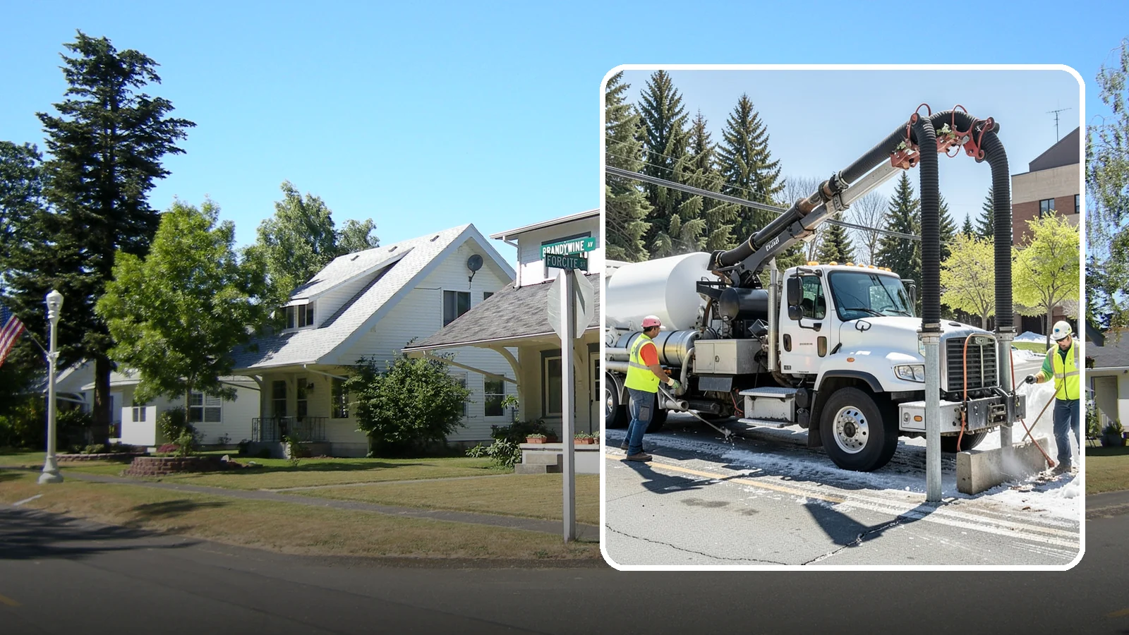 Vactor Truck Services in DuPont, Pierce County, WA - Hydro-excavation and vacuum truck work for catch basins, vaults, and underground utilities.