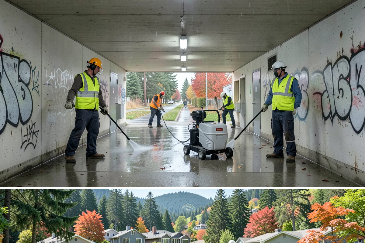 Vactor Truck Services in Fircrest, Pierce County, WA - Catch basin and vault cleaning is prioritized before the wet season to keep storm systems flowing.