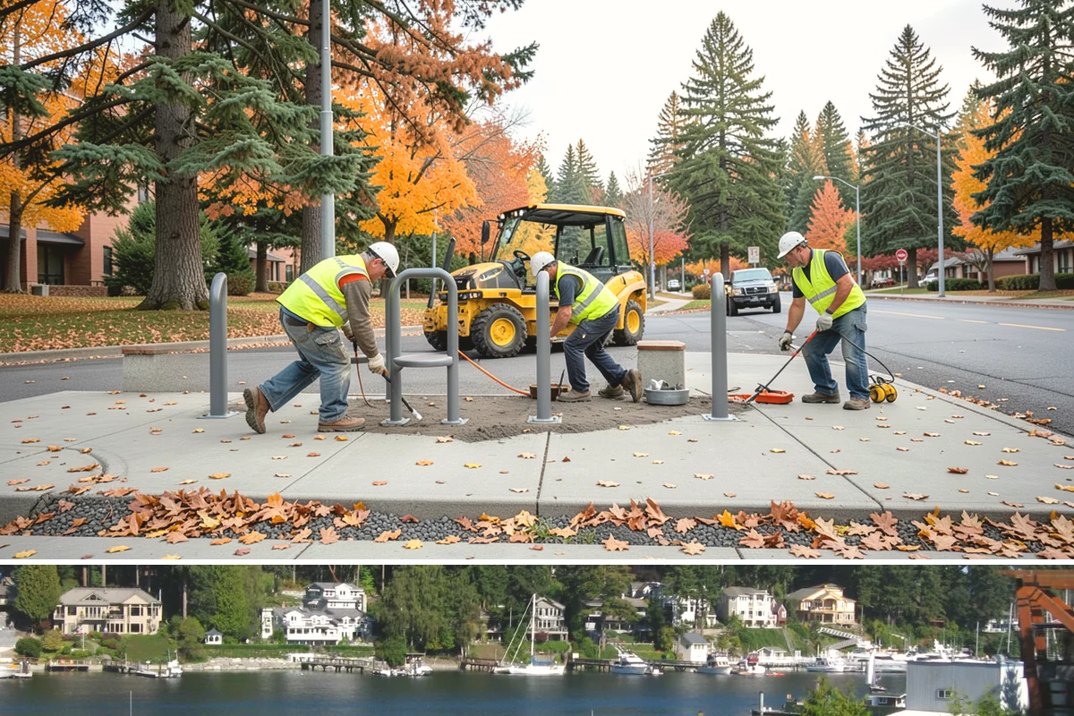 Vactor Truck Services in Gig Harbor, Pierce County, WA - Catch basin and vault cleaning is prioritized before the wet season to keep storm systems flowing.