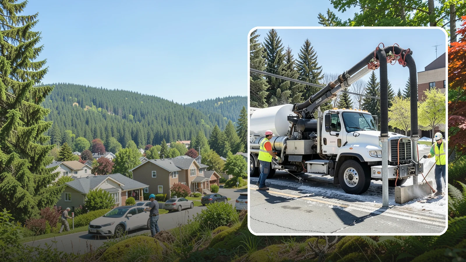 Vactor Truck Services in Index, Snohomish County, WA - Hydro-excavation and vacuum truck work for catch basins, vaults, and underground utilities.
