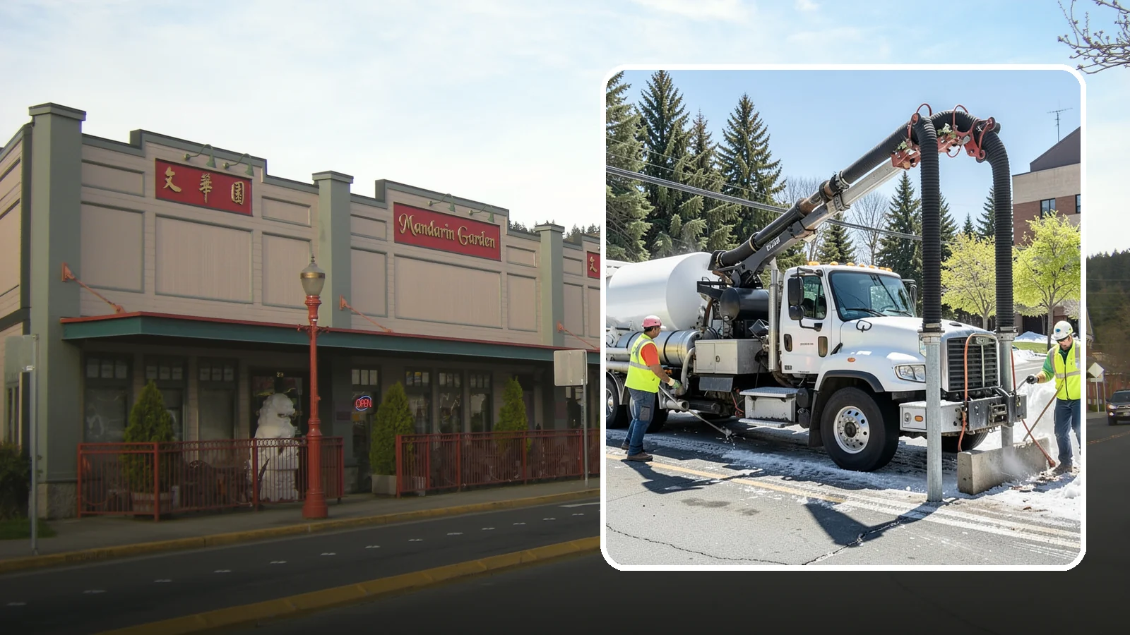 Vactor Truck Services in Issaquah, King County, WA - Hydro-excavation and vacuum truck work for catch basins, vaults, and underground utilities.
