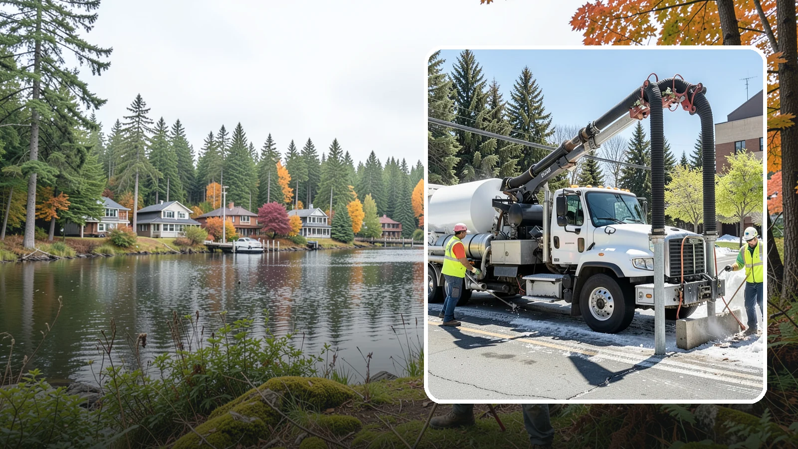 Vactor Truck Services in La Conner, Skagit County, WA - Hydro-excavation and vacuum truck work for catch basins, vaults, and underground utilities.