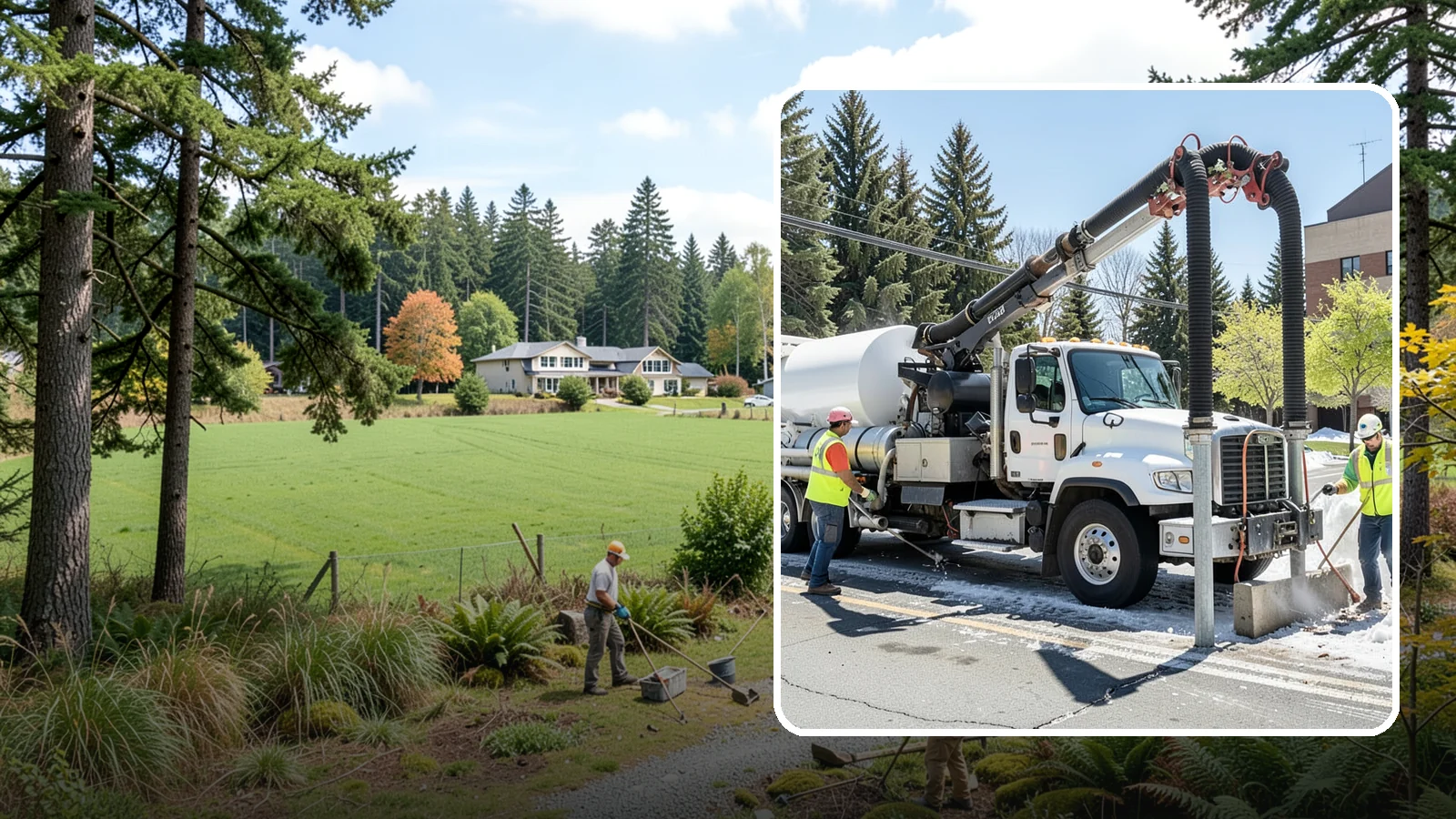 Vactor Truck Services in Lyman, Skagit County, WA - Hydro-excavation and vacuum truck work for catch basins, vaults, and underground utilities.