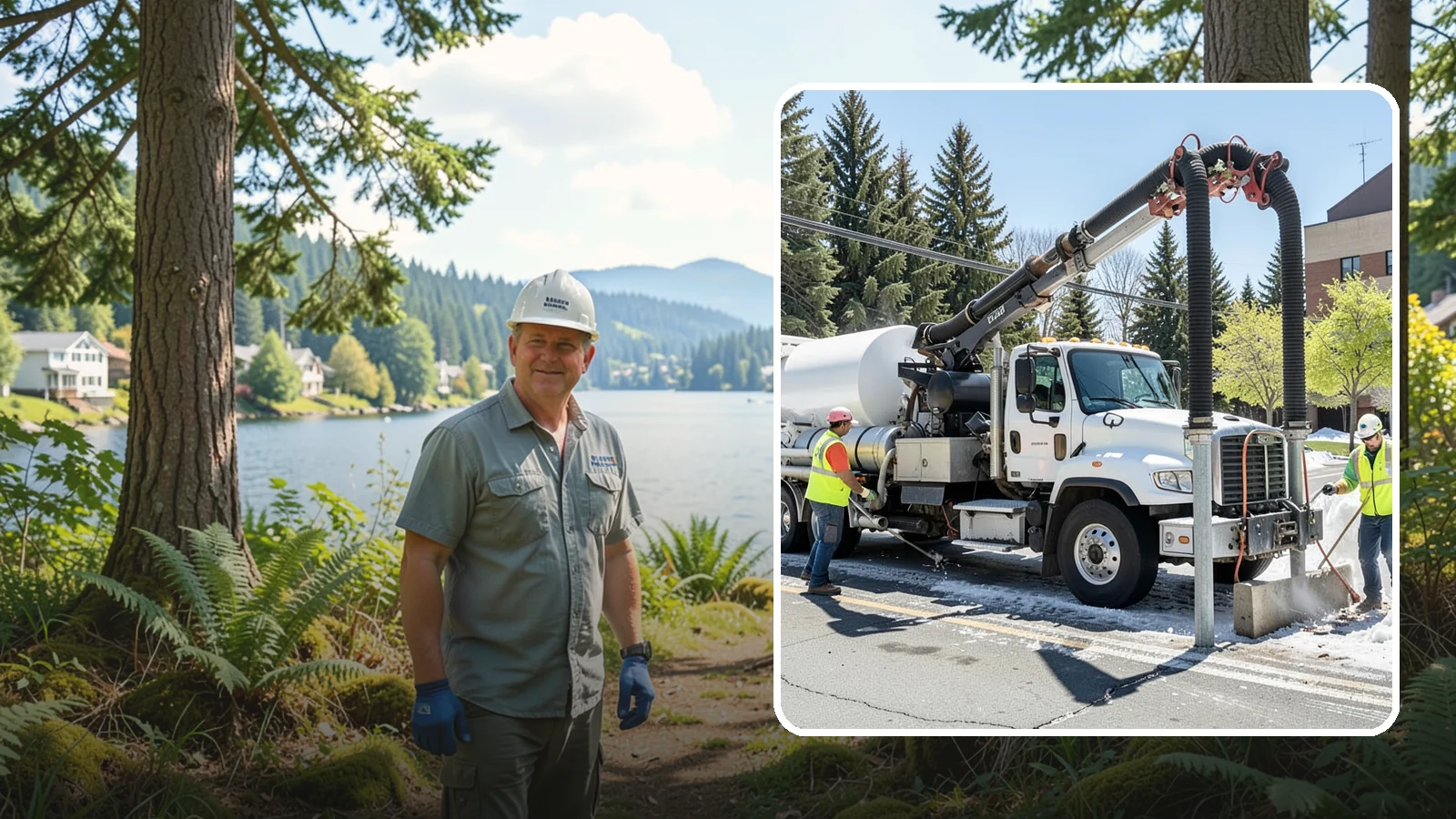 Vactor Truck Services in Milton, King County, WA - Hydro-excavation and vacuum truck work for catch basins, vaults, and underground utilities.