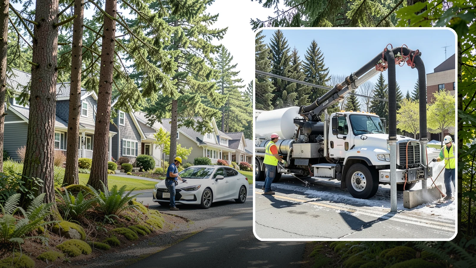 Vactor Truck Services in Normandy Park, King County, WA - Hydro-excavation and vacuum truck work for catch basins, vaults, and underground utilities.