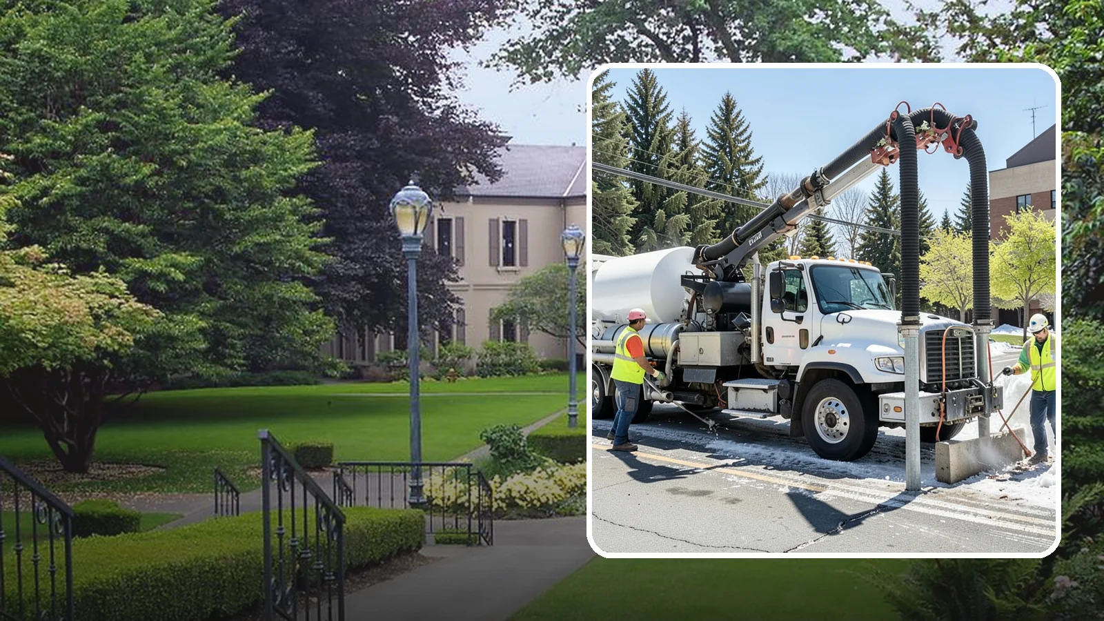 Vactor Truck Services in Woodinville, King County, WA - Hydro-excavation and vacuum truck work for catch basins, vaults, and underground utilities.