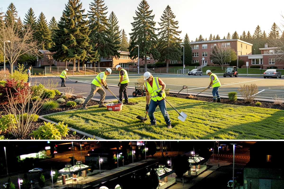 Valley Gutter Construction in Auburn, King County, WA - Installing valley gutters ahead of the fall rainy season ensures drainage improvements are in place before peak stormwater flows.