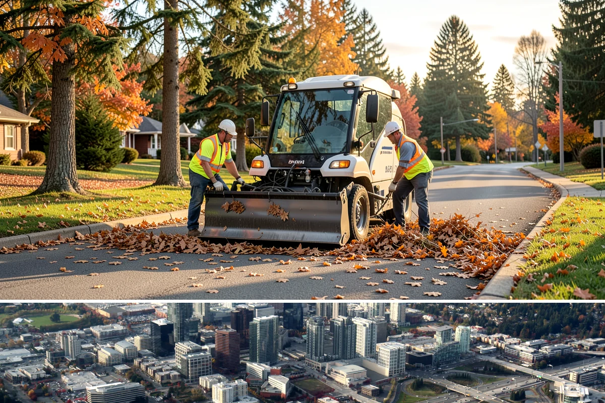 Valley Gutter Construction in Bellevue, King County, WA - Installing valley gutters ahead of the fall rainy season ensures drainage improvements are in place before peak stormwater flows.