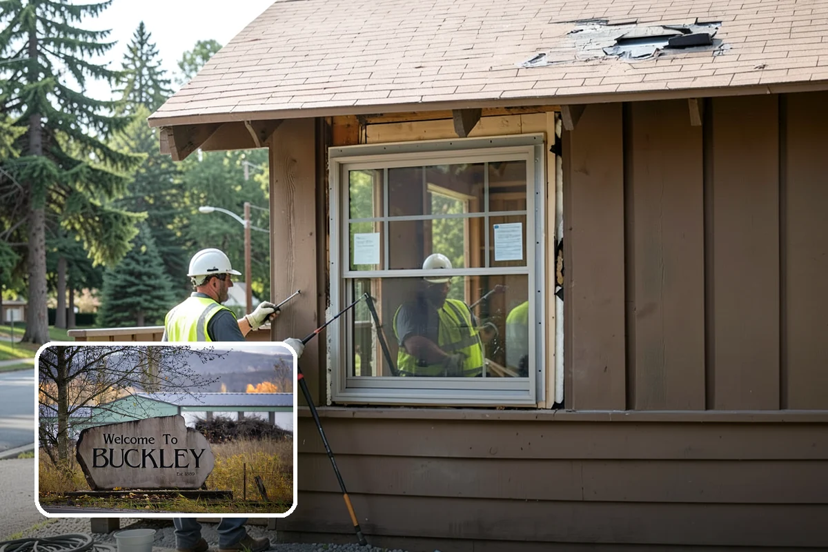 Valley Gutter Construction in Buckley, Pierce County, WA - Precise flow-line grades that prevent ponding