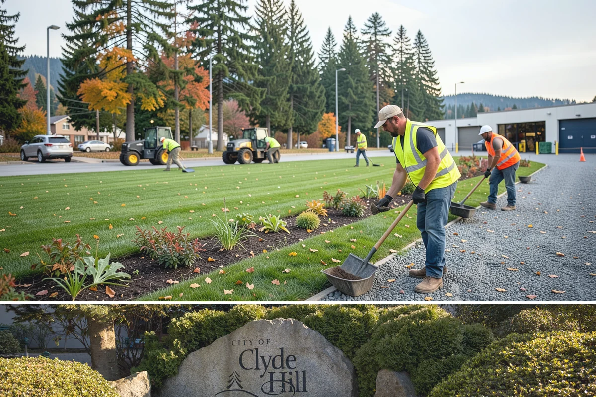 Valley Gutter Construction in Clyde Hill, King County, WA - Installing valley gutters ahead of the fall rainy season ensures drainage improvements are in place before peak stormwater flows.