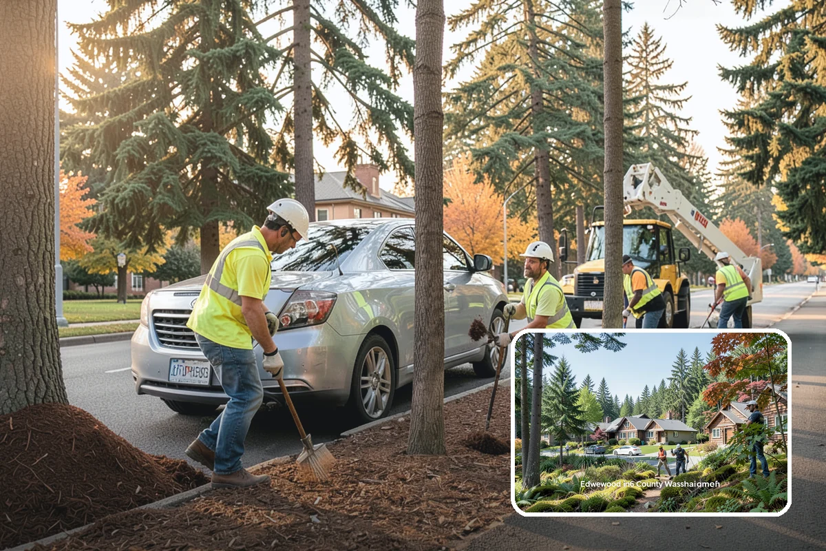 Valley Gutter Construction in Edgewood, Pierce County, WA - Precise flow-line grades that prevent ponding