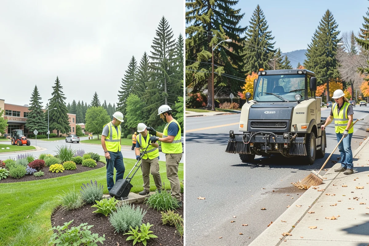 Valley Gutter Construction in Edgewood, Pierce County, WA - Shoot flow-line elevations and confirm drainage direction