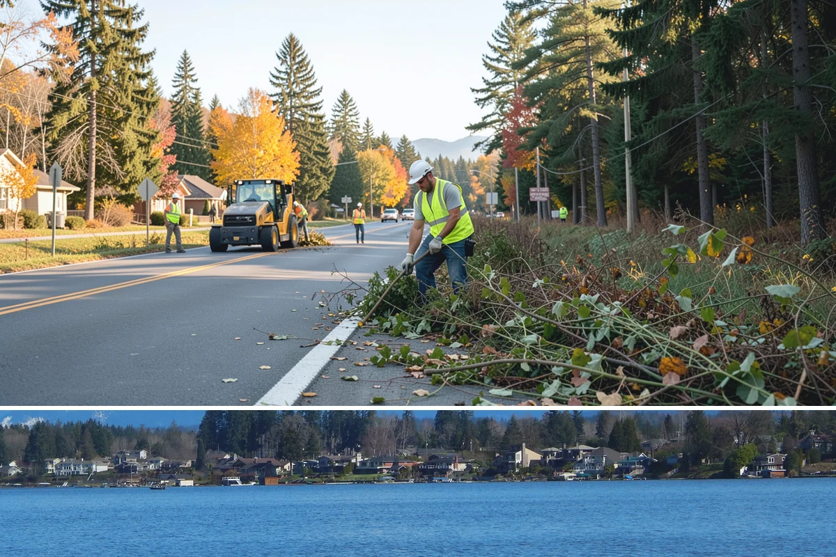 Valley Gutter Construction in Lake Stevens, Snohomish County, WA - Installing valley gutters ahead of the fall rainy season ensures drainage improvements are in place before peak stormwater flows.