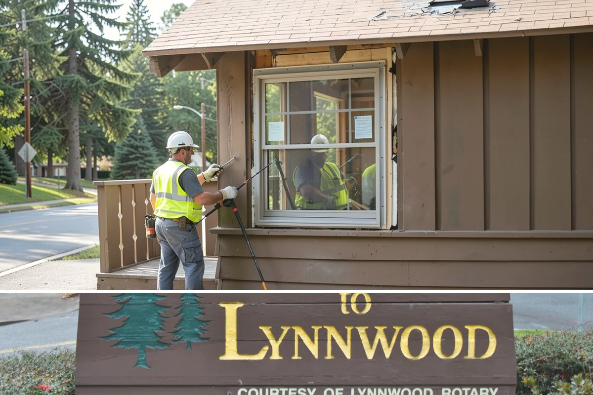 Valley Gutter Construction in Lynnwood, Snohomish County, WA - Installing valley gutters ahead of the fall rainy season ensures drainage improvements are in place before peak stormwater flows.