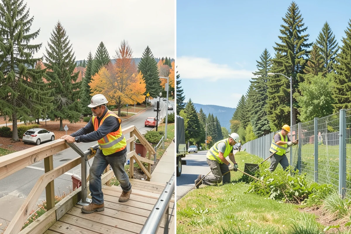 Valley Gutter Construction in Milton, King County, WA - Shoot flow-line elevations and confirm drainage direction