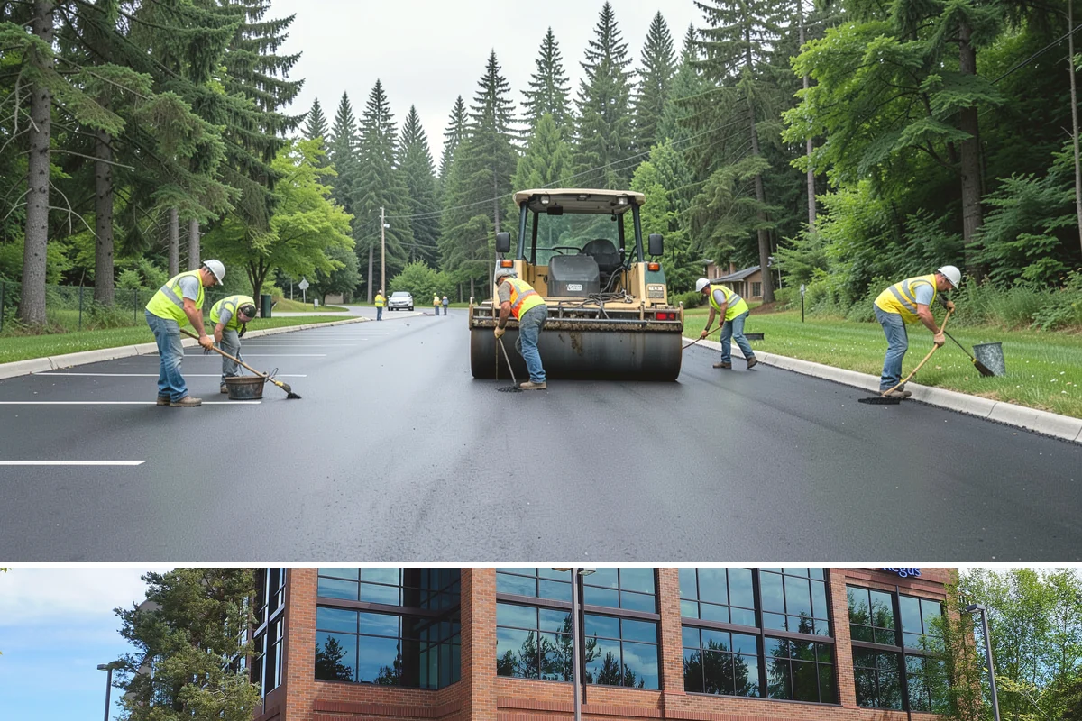 Valley Gutter Construction in Mountlake Terrace, Snohomish County, WA - Installing valley gutters ahead of the fall rainy season ensures drainage improvements are in place before peak stormwater flows.