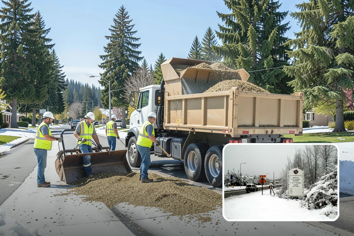 Valley Gutter Construction in Newcastle, King County, WA - Precise flow-line grades that prevent ponding