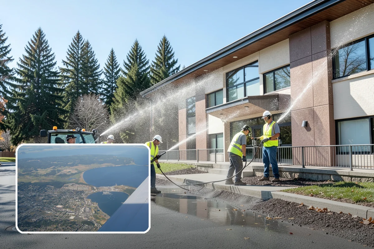 Valley Gutter Construction in Oak Harbor, Island County, WA - Precise flow-line grades that prevent ponding