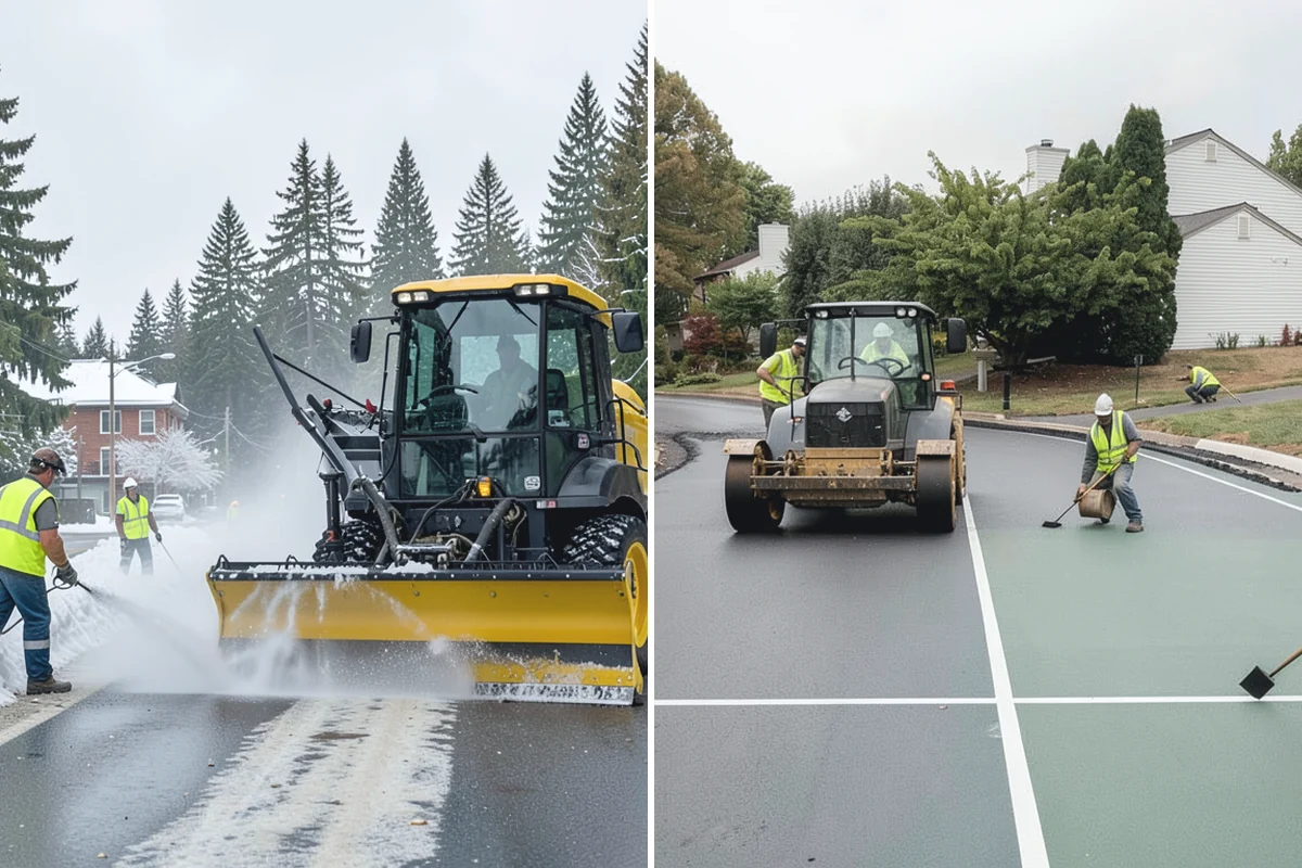 Valley Gutter Construction in Renton, King County, WA - Shoot flow-line elevations and confirm drainage direction