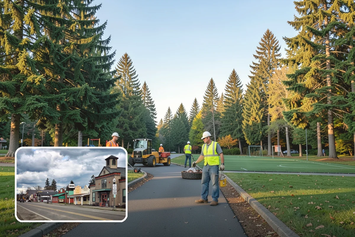 Valley Gutter Construction in Roy, Pierce County, WA - Precise flow-line grades that prevent ponding