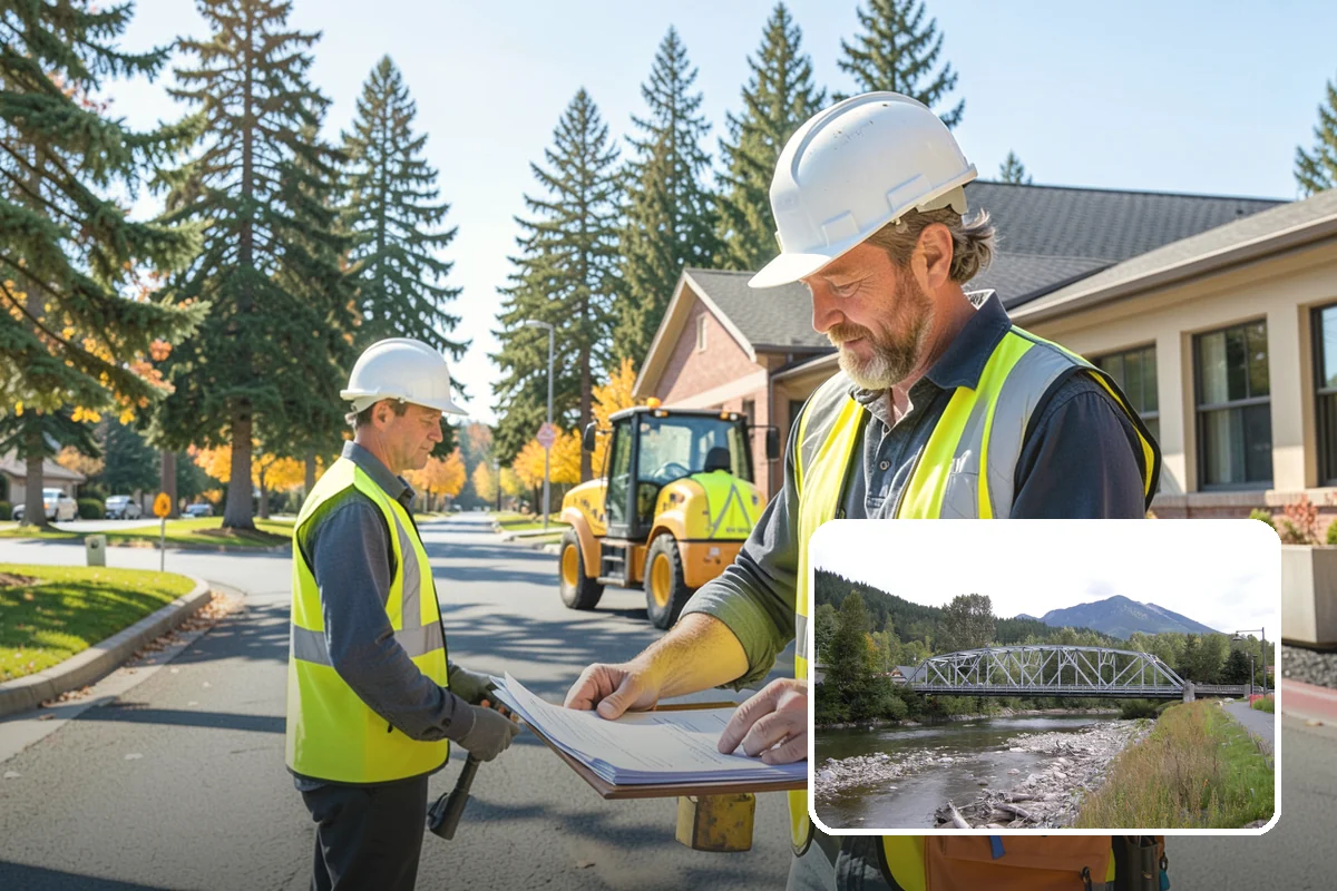 Valley Gutter Construction in Skykomish, King County, WA - Precise flow-line grades that prevent ponding