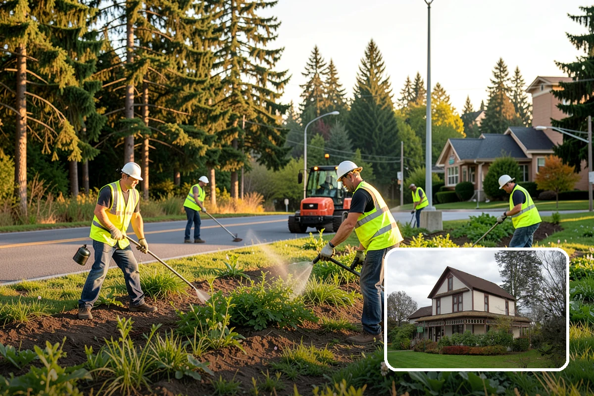 Valley Gutter Construction in Sumner, Pierce County, WA - Precise flow-line grades that prevent ponding