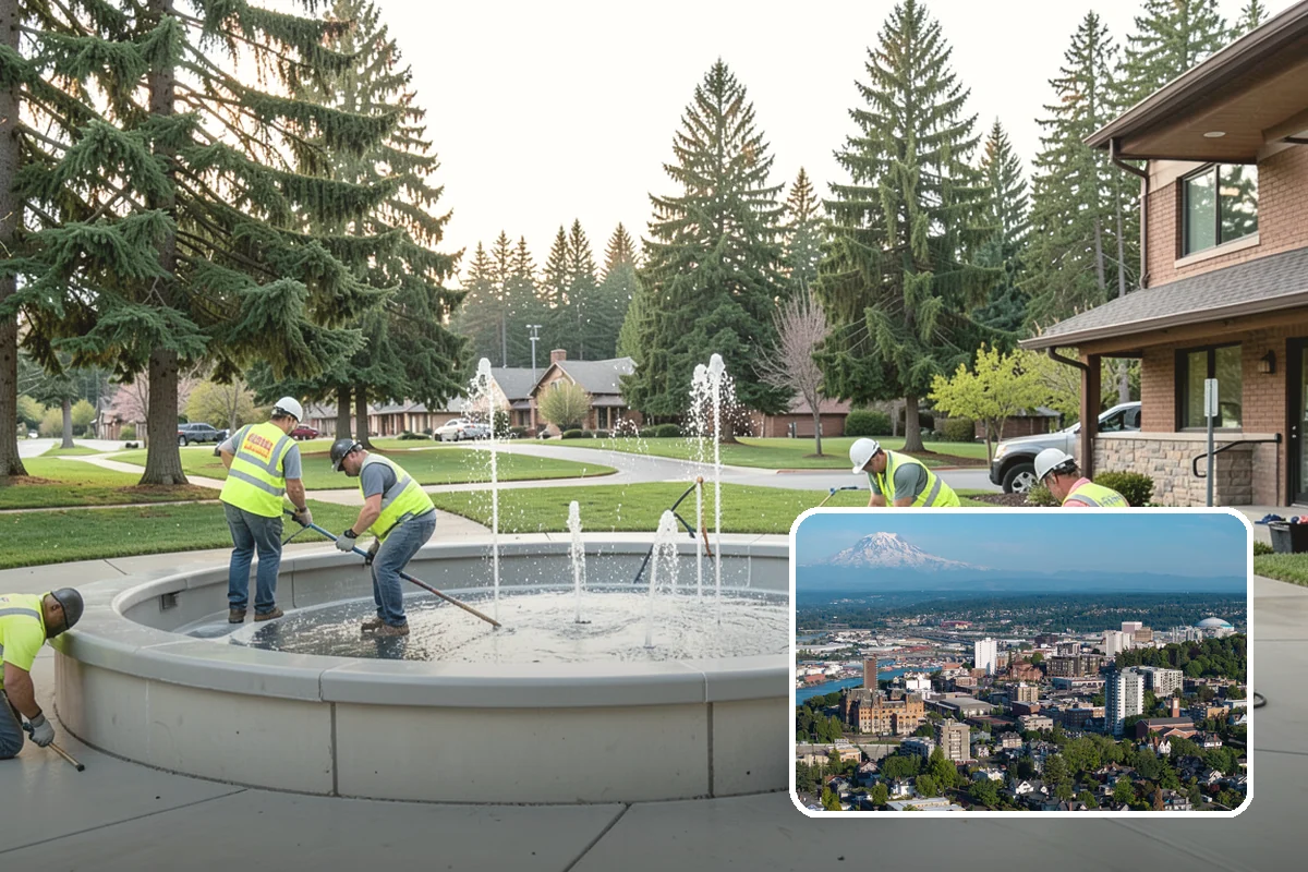 Valley Gutter Construction in Tacoma, Pierce County, WA - Precise flow-line grades that prevent ponding