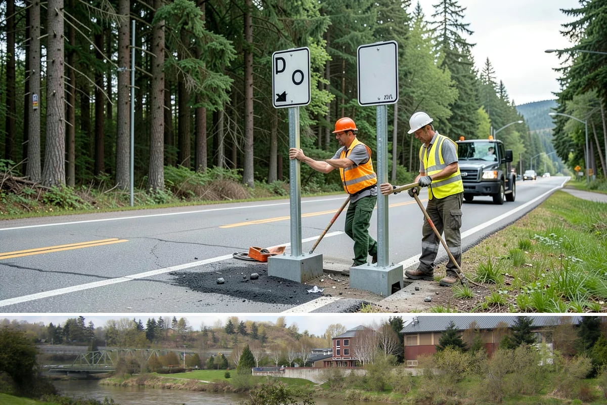Valley Gutter Construction in Tukwila, King County, WA - Installing valley gutters ahead of the fall rainy season ensures drainage improvements are in place before peak stormwater flows.