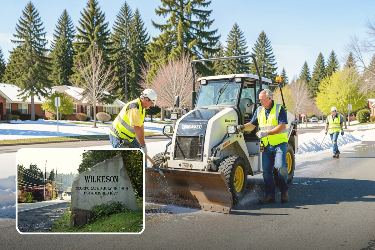 Valley Gutter Construction in Wilkeson, Pierce County, WA - Precise flow-line grades that prevent ponding