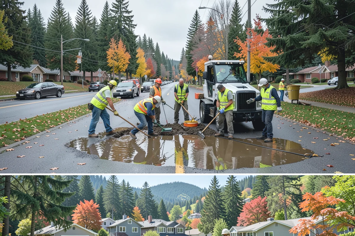 Valve Box Maintenance in Fircrest, Pierce County, WA - Valve box work proceeds year-round, with paved-surface adjustments best scheduled alongside dry-weather roadway work.