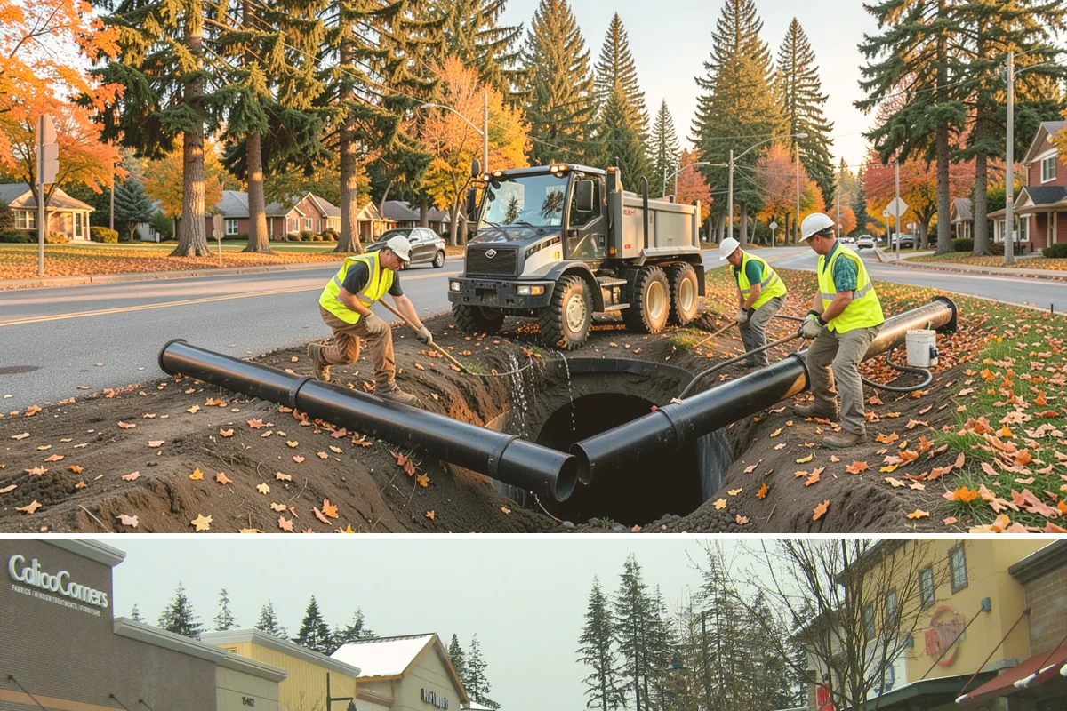 Valve Box Maintenance in Mill Creek, Snohomish County, WA - Valve box work proceeds year-round, with paved-surface adjustments best scheduled alongside dry-weather roadway work.