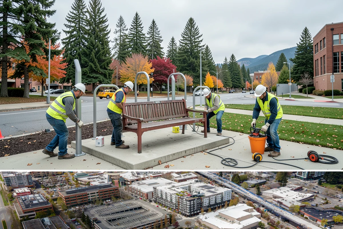 Valve Box Maintenance in Redmond, King County, WA - Valve box work proceeds year-round, with paved-surface adjustments best scheduled alongside dry-weather roadway work.