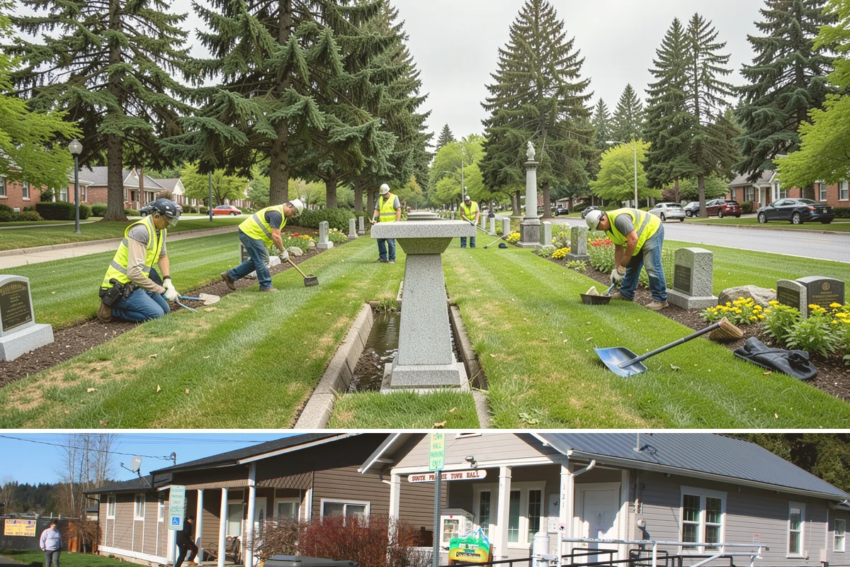 Valve Box Maintenance in South Prairie, Pierce County, WA - Valve box work proceeds year-round, with paved-surface adjustments best scheduled alongside dry-weather roadway work.