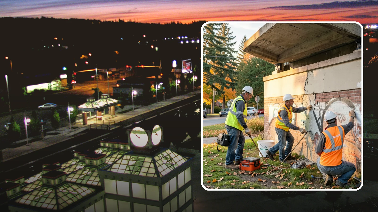 Vandalism Repair in Auburn, King County, WA - Repair and restoration of damaged public property following acts of vandalism.