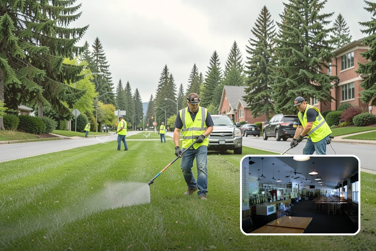 Vandalism Repair in Black Diamond, King County, WA - One contractor covering carpentry, metalwork, and finish repairs