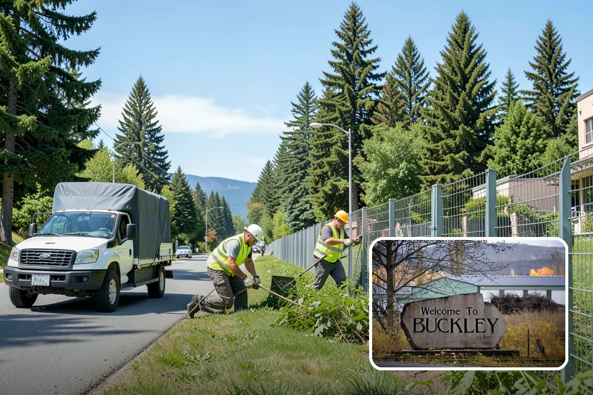 Vandalism Repair in Buckley, Pierce County, WA - One contractor covering carpentry, metalwork, and finish repairs