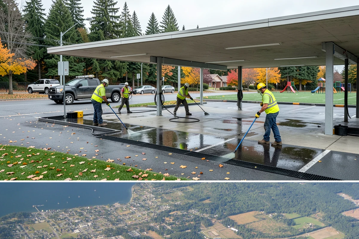 Vandalism Repair in Coupeville, Island County, WA - Repairs are performed year-round, with weather-sensitive finishes and exterior paint scheduled around dry conditions.