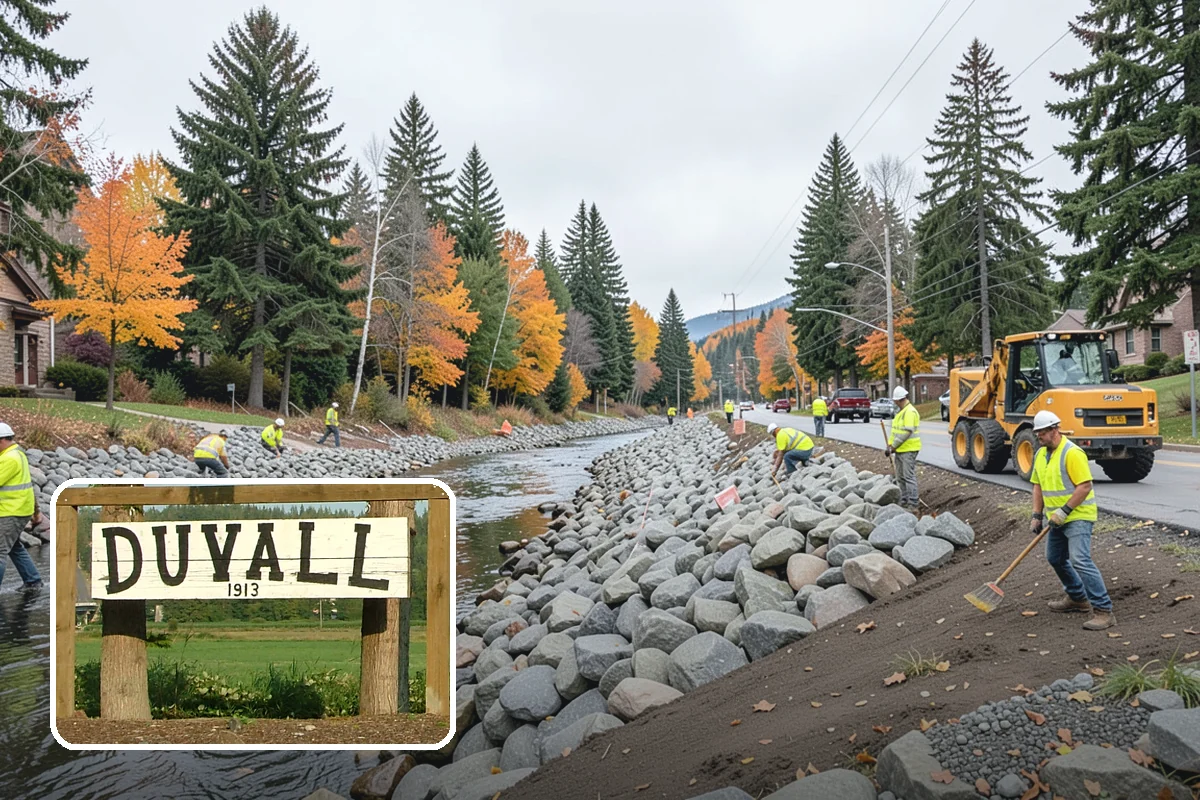 Vandalism Repair in Duvall, King County, WA - One contractor covering carpentry, metalwork, and finish repairs