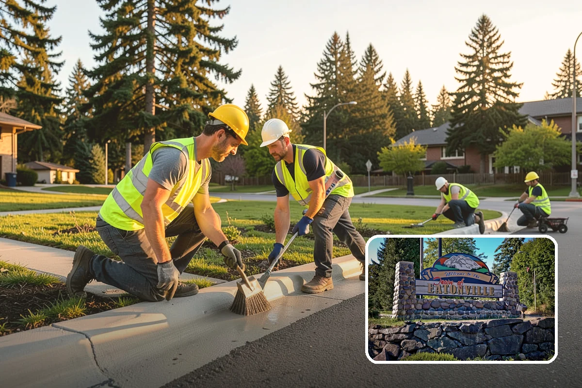 Vandalism Repair in Eatonville, Pierce County, WA - One contractor covering carpentry, metalwork, and finish repairs